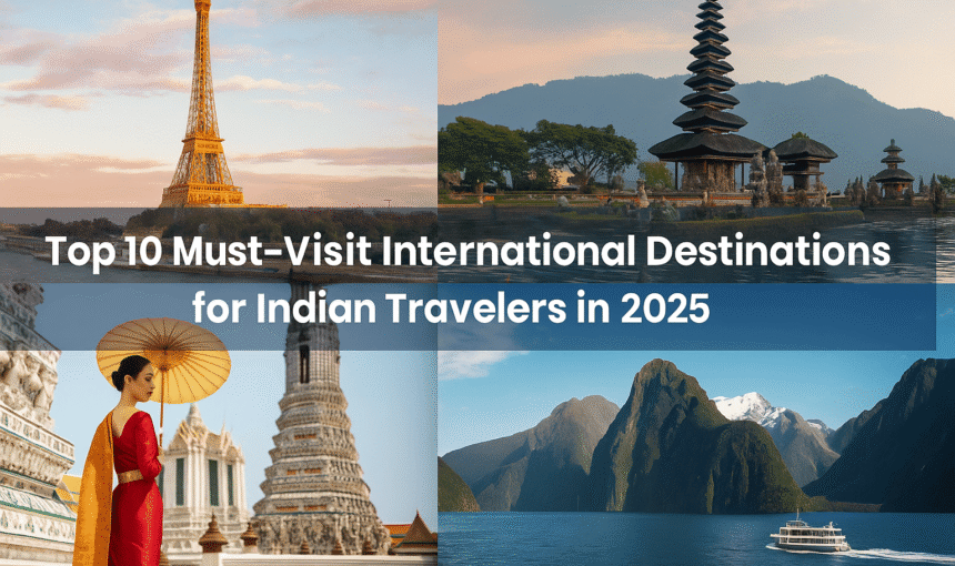 Top 10 Must-Visit International Destinations for Indian Travelers in 2025