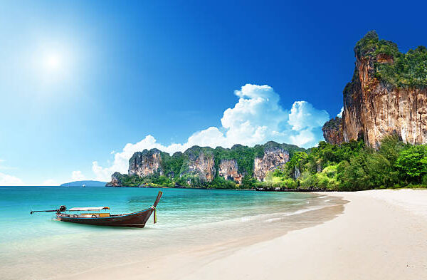 Railay beach in Krabi Thailand